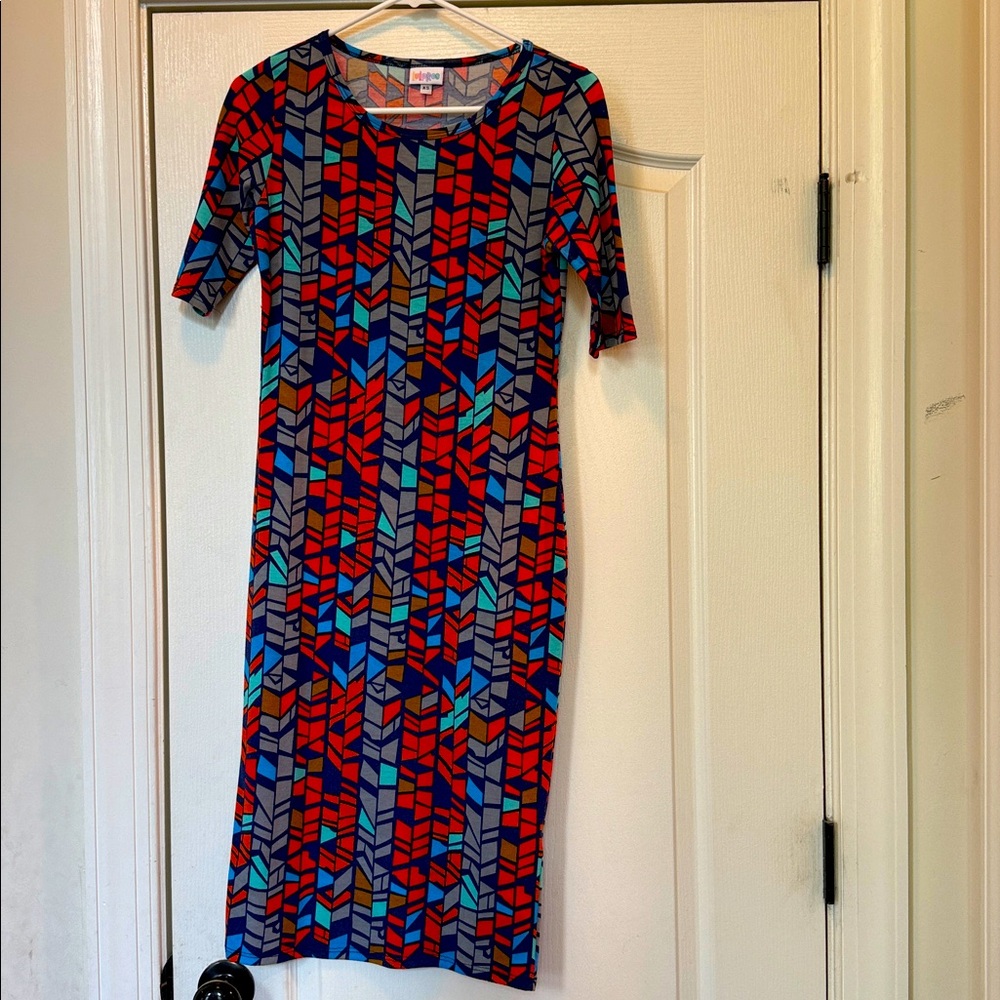 LuLaRoe Multicolor Julia Dress